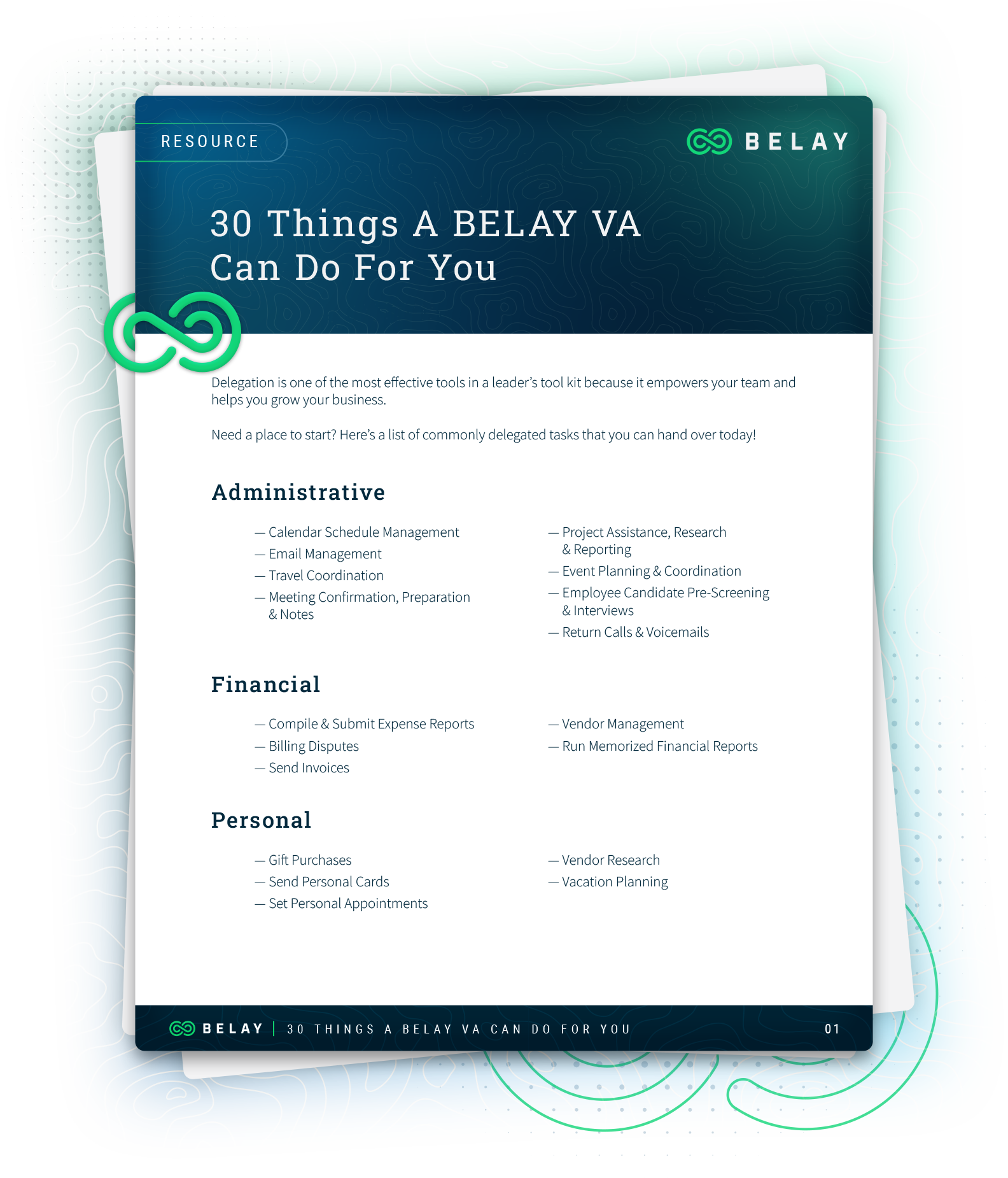 30 Things A BELAY VA Can Do For You 30 Things A BELAY VA Can Do For You