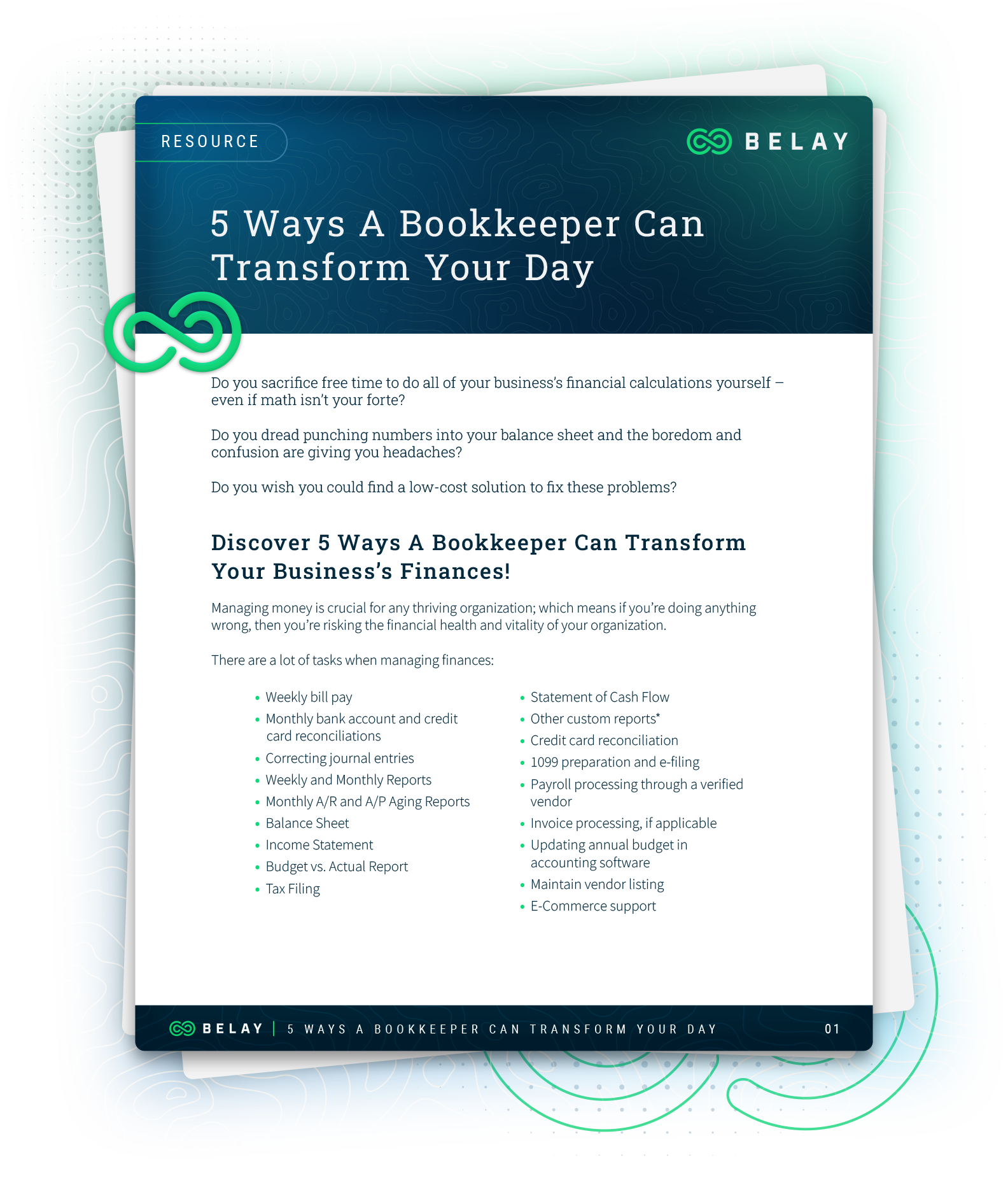 5 Ways A Bookkeeper Can Transform Your Day