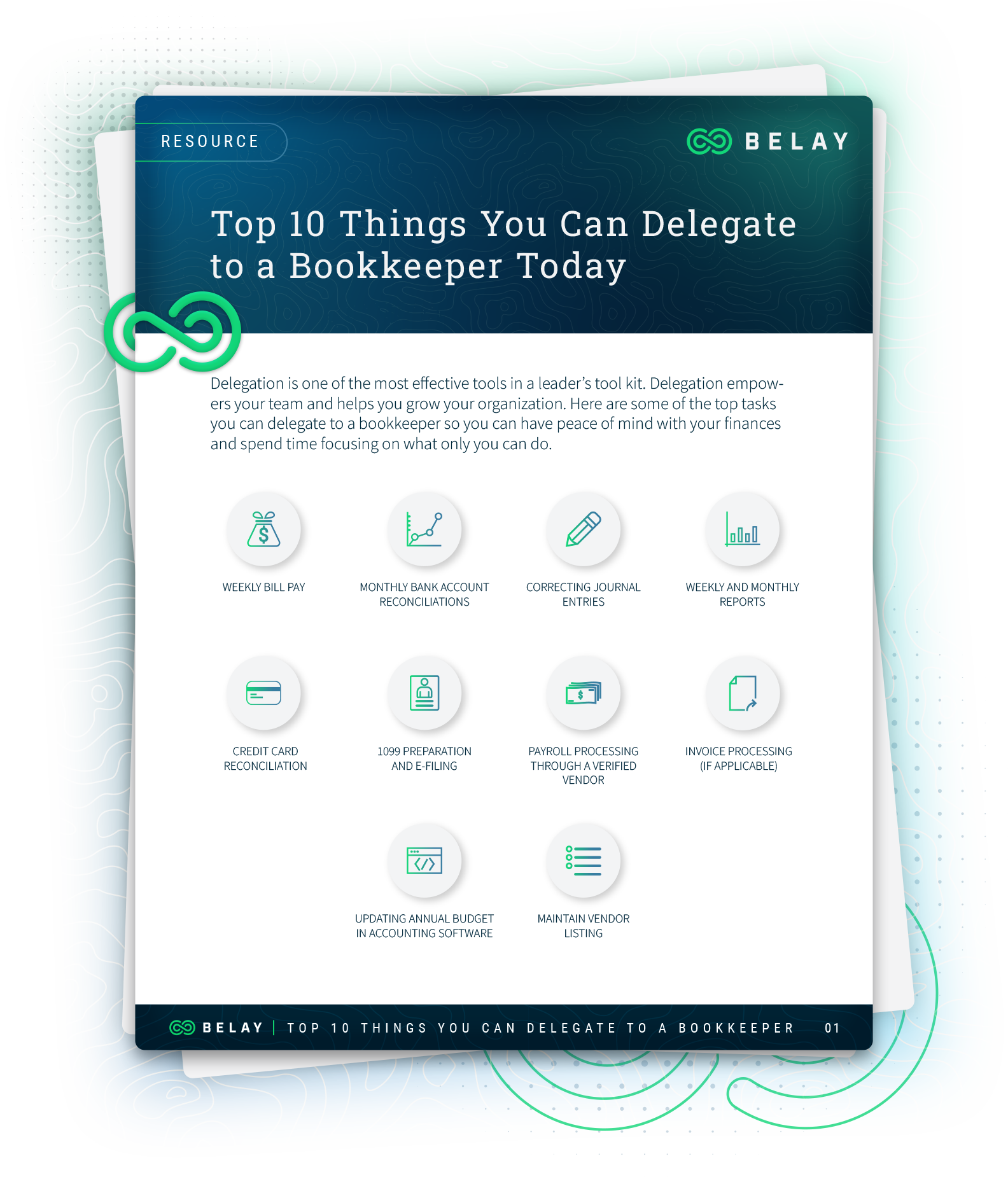 Top 10 Things You Can Delegate to a Bookkeeper Today