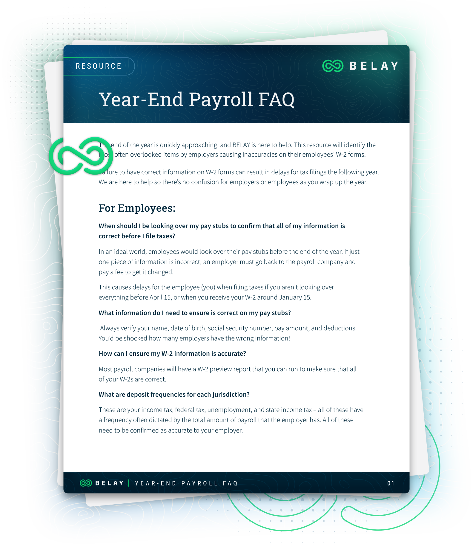 Year-End Payroll FAQ