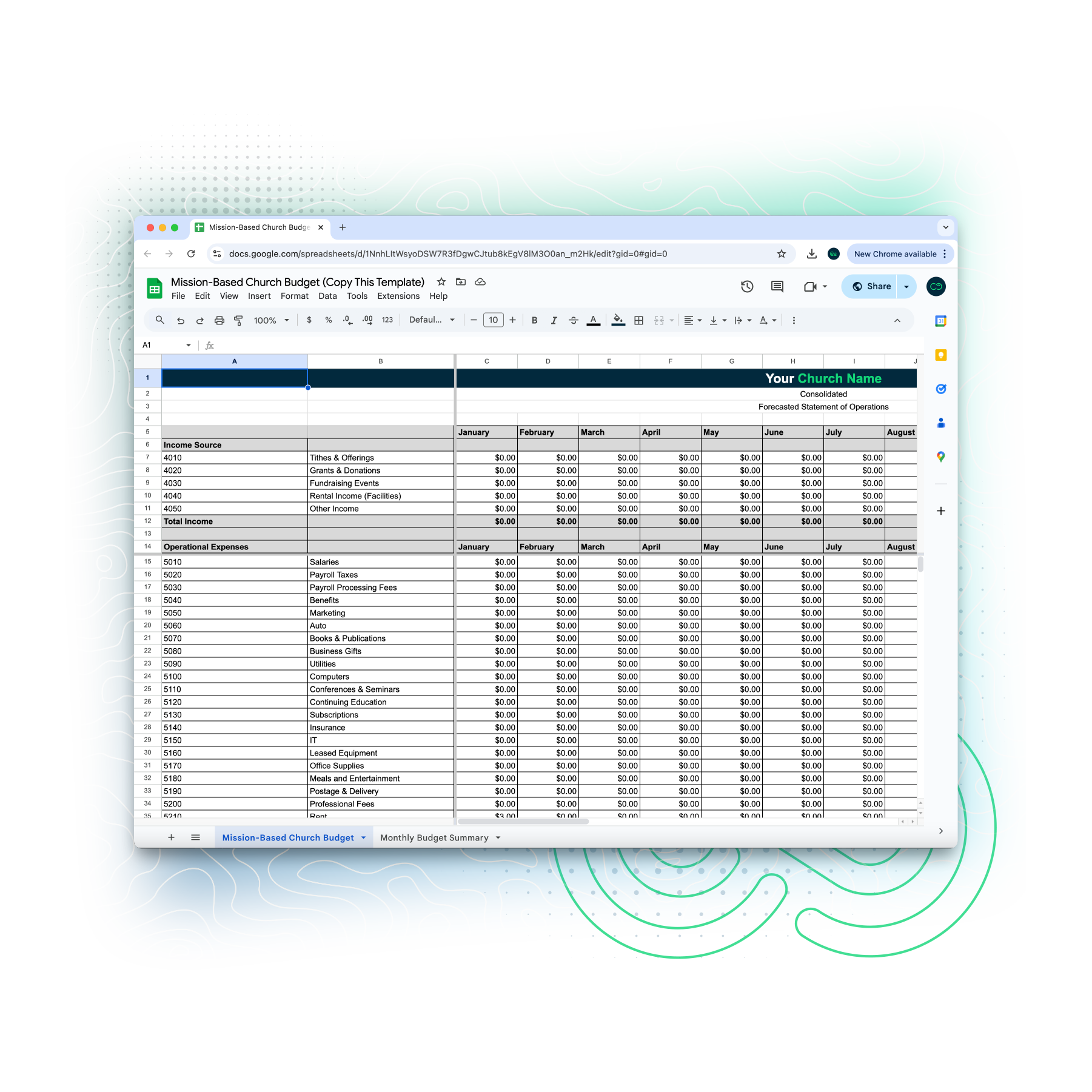 Mission-Based Church Budget